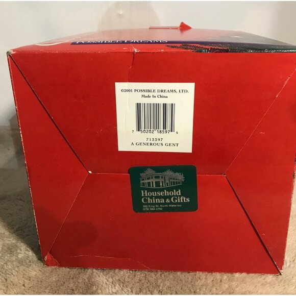 Possible Dreams Clothique A Generous Gent Santa Figurine with Box 713397 - Picture 15 of 15